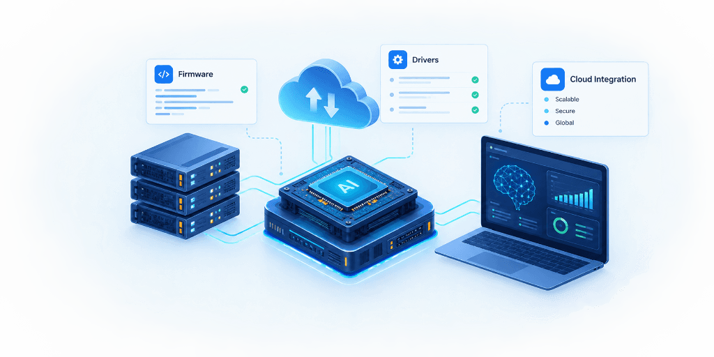 Powering the next generation AI compute - Firmware, drivers and cloud integration